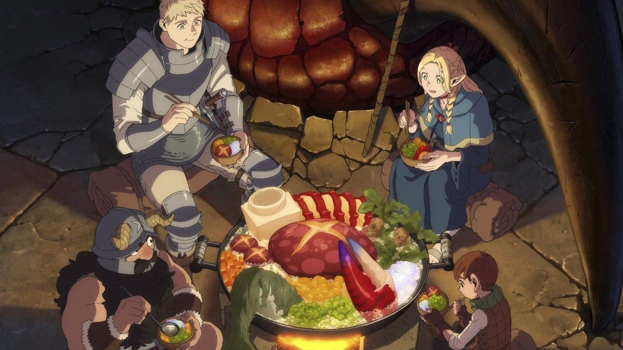 Delicious in Dungeon arka plan